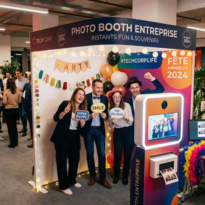 Photobooth entreprise Bordeaux